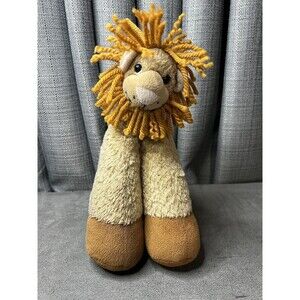 Bestever Funny Feet Brown Lion Yarn Plush Long Legs 16" Zoo Stuffed Animal Toy